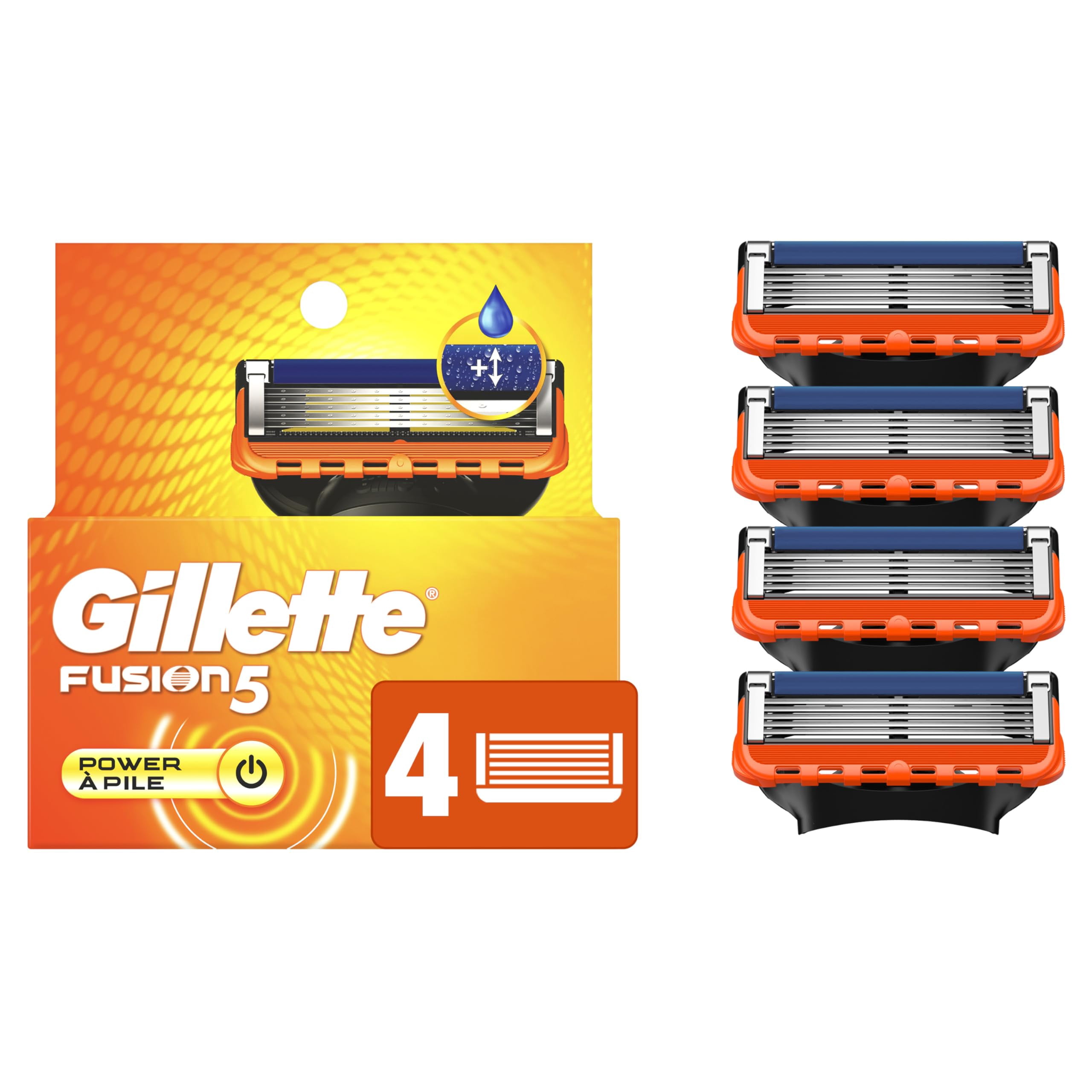 Garrett Power Razor Gillette Fusion Power Men's Razor Blade Refills 4 Count - Walmart.ca