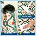 thumbnail image 7 of GlowSol 4'x6' Area Rugs Soft Washable Nutcrackers Merry Christmas Festive Decor Rug Non-Slip Low Pile Rugs for Dining Room Home Office, Beige Green, 7 of 7