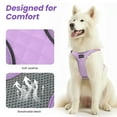 thumbnail image 5 of PcEoTllar Dog Harness and Leash Combo, Escape Proof No Pull Vest Harness, Step-in Reflective Adjustable Soft Padded Pet Harness for Small to Large Dogs, Purple L, 5 of 10