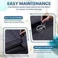 thumbnail image 4 of Wowow 24 Inch Shower Linear Drain, 304 Stainless Steel Shower Floor Drain with Grate Removable, Rectangular Floor Drain with Accessories, 4 of 7