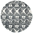 thumbnail image 4 of SAFAVIEH Metro Peronel Diamond Area Rug, Black/Ivory, 8' x 10', 4 of 10