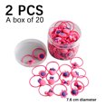 thumbnail image 2 of Girl Cartoon Elastic Hair Band, Rope, Ponytail, Braid Fixer, Girl’s Hair Accessories, 40pcs, 2 of 6