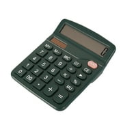 EGNMCR Bathroom Accessories Calculator 12 Keys True Solar Sun Power Suitable For Finance Supermarket Accounting Office Can Hold Batteries Small calculator
