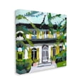 thumbnail image 4 of Stupell Industries Modern Villa House Painting Abstract Painting Gallery Wrapped Canvas Art Print Wall Art, 17 x 17, 4 of 8