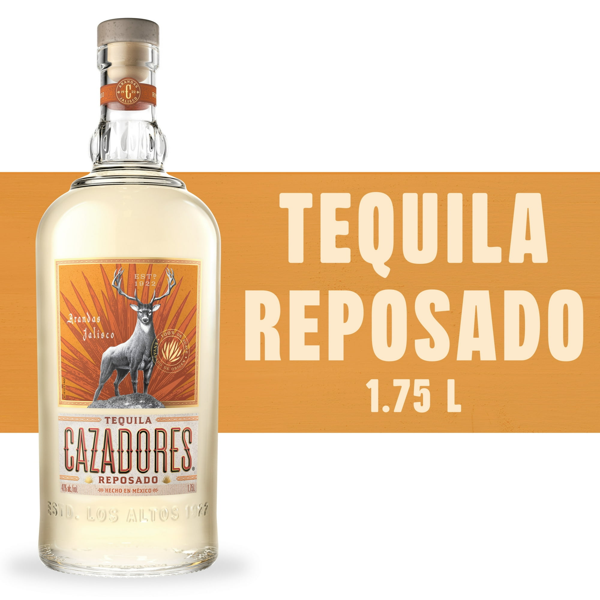 Tequila CAZADORES Reposado - 1.75 L Bottle