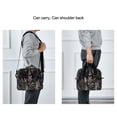 thumbnail image 5 of FORMRS Reusable Lunch Bag for Work School Leakproof Insulated Cooler with Adjustable Shoulder Strap, Dark Flowers Pattern, 5 of 6