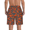 thumbnail image 3 of KLL Crayfish Men's Casual Summer Beach Shorts Hawaiian Shorts with Pockets-XX-Large, 3 of 5