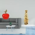 thumbnail image 2 of Escultura De Fruta De Cerámica Y Guepardo Dorado, Centro De Mesa Decorativo Para El Hogar, La Oficina, La Cafetería, La Sala De Estudio Y Las Vacaciones., 2 of 8