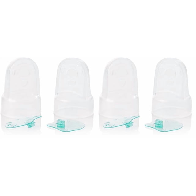 Membranas y válvulas de silicona de repuesto para extractores de leche Evenflo Advanced (2 unidades de cada uno) (paquete de 2)