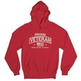 thumbnail image 5 of Proud Veteran Sweatshirt Veteran's Day Military Honor US Flag Army Air Force RED Friday American Patriot Hoodie, 5 of 7