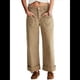 thumbnail image 1 of Pantalones Vaqueros de Mujer, Cintura Alta, Pierna Recta, Holgados, Estilo Boyfriend, Pantalones Cargo de Moda 2025. Caqui S, 1 of 7