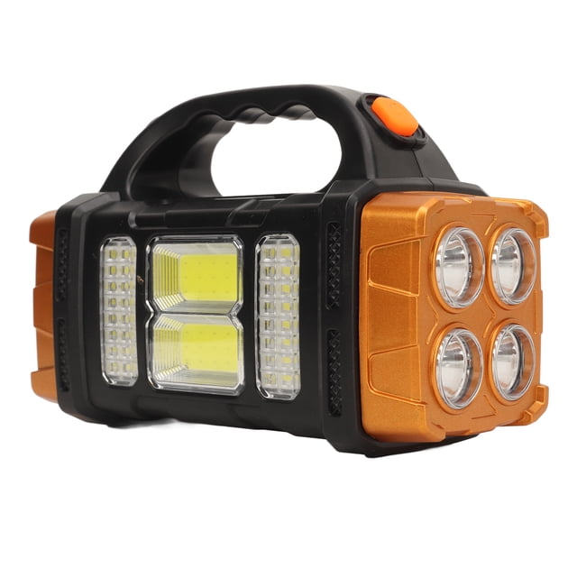 Outdoor Portable USB Flashlight, 2 Charging Methods Portable Searchlight For Camping