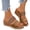 Brown, variant on Women's Leopard Print Wide Width Wedge Sandals Comfortable Slip On Platform Dress Slides Open Toe Casual Summer Beach Shoes Camouflage Size 9