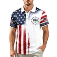 thumbnail image 5 of Hearthz 1776-2026 250 Anniversary USA Golf Polos for Men We the People 4th of July Golf Polo Shirts for Men Short Sleeve Freedom Shirt, 5 of 6