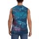 thumbnail image 4 of Fotbe Abstract Colorful Art Supplies Men's Camiseta sin Mangas Estampada para Hombres, Playera Casual para Gimnasio, Entrenamiento, Playa-Medium, 4 of 7