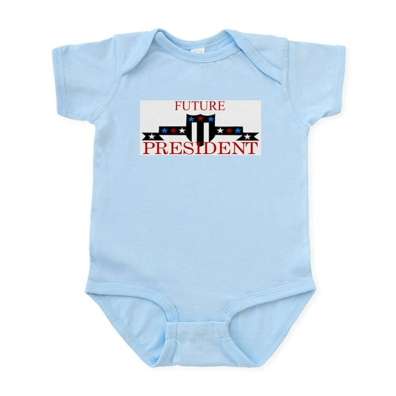 CafePress - Future President Infant Bodysuit - Baby Light Bodysuit, Size Newborn - 24 Months