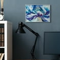 thumbnail image 2 of Stupell Industries Underwater Scene Abstract Swirling Blue Purple Details,16 x 20,Designed by K. Nari, 2 of 7