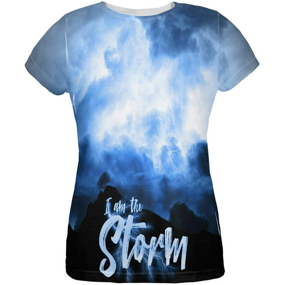 Warrior's Fate I Am The Storm All Over Womens T Shirt Multi SM