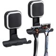 thumbnail image 1 of TAILI Suction Cup Razor Holder for Shower Wall 2 Pack, Versatile Suction Cup Hooks for Razor, Towel, Loofah, Squeegee, Cell Phone, Removable Damage-Free Hanging Shower Hook, Shaver Holder, Black, 1 of 8