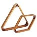 thumbnail image 3 of GSE Games & Sports Expert 2-Tone Solid Wood Billiard Triangle or Diamond Pool Ball Racks for 2-1/4"" Pool Balls (Triangle & Diamond Rack), 3 of 4