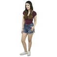 thumbnail image 3 of SKYLINEWEARS Women Ripped Denim Shorts Mid Rise Frayed Raw Hem Stretch Ripped Jean Shorts, 3 of 7
