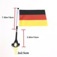 thumbnail image 4 of Niños Bicicleta Mtb Manillar Seguridad Bandera Poste Poliéster Resistente Al Desgarro Impermeable Bandera Bicicleta Y Tike Viaje Ciclismo Bandera 2 Uds Sweethay OD013406-00, 4 of 6