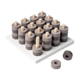 thumbnail image 2 of Juego de mesa de cuatro en fila, juego educativo de estrategia de pensamiento cerebral, decoración de mesa de aprendizaje, juego de dedos 3D Tic TAC, 2 of 9