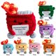 thumbnail image 5 of Lindo Crochet Contenedor Basura Fuego Apoyo Emocional Regalos Divertidos () Naranja, 5 of 8