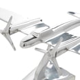thumbnail image 5 of DecMode 12"W, 8"H Aluminum Modern Plane Sculpture, Silver, 5 of 9