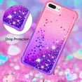 thumbnail image 4 of Funda para iPhone 8 Plus/iPhone 7 Plus Transparente con Brillos Carcasa Protectora Antigolpes con Glitter Brillante, 4 of 5