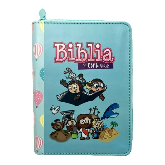 Biblia para Ninos Mi Gran Viaje de Bolsillo con Cierre RV1960 globos