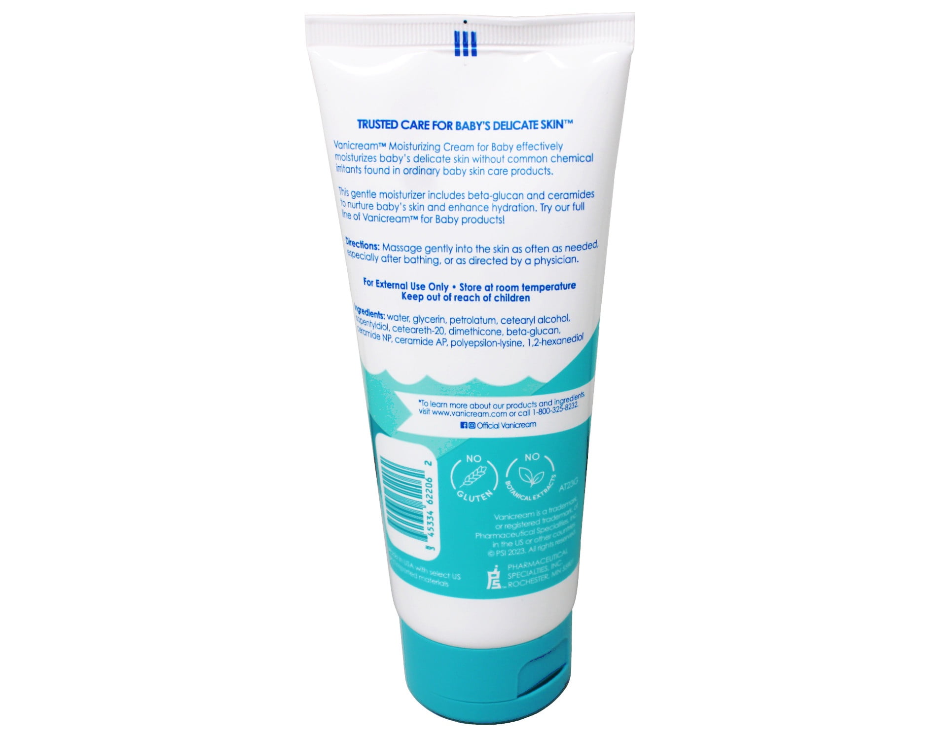 5 Pack - Vanicream Moisturizing Cream for Baby - 6oz - Moisturizer Formulated Without Common Irritants for Those with Sensitive Skin