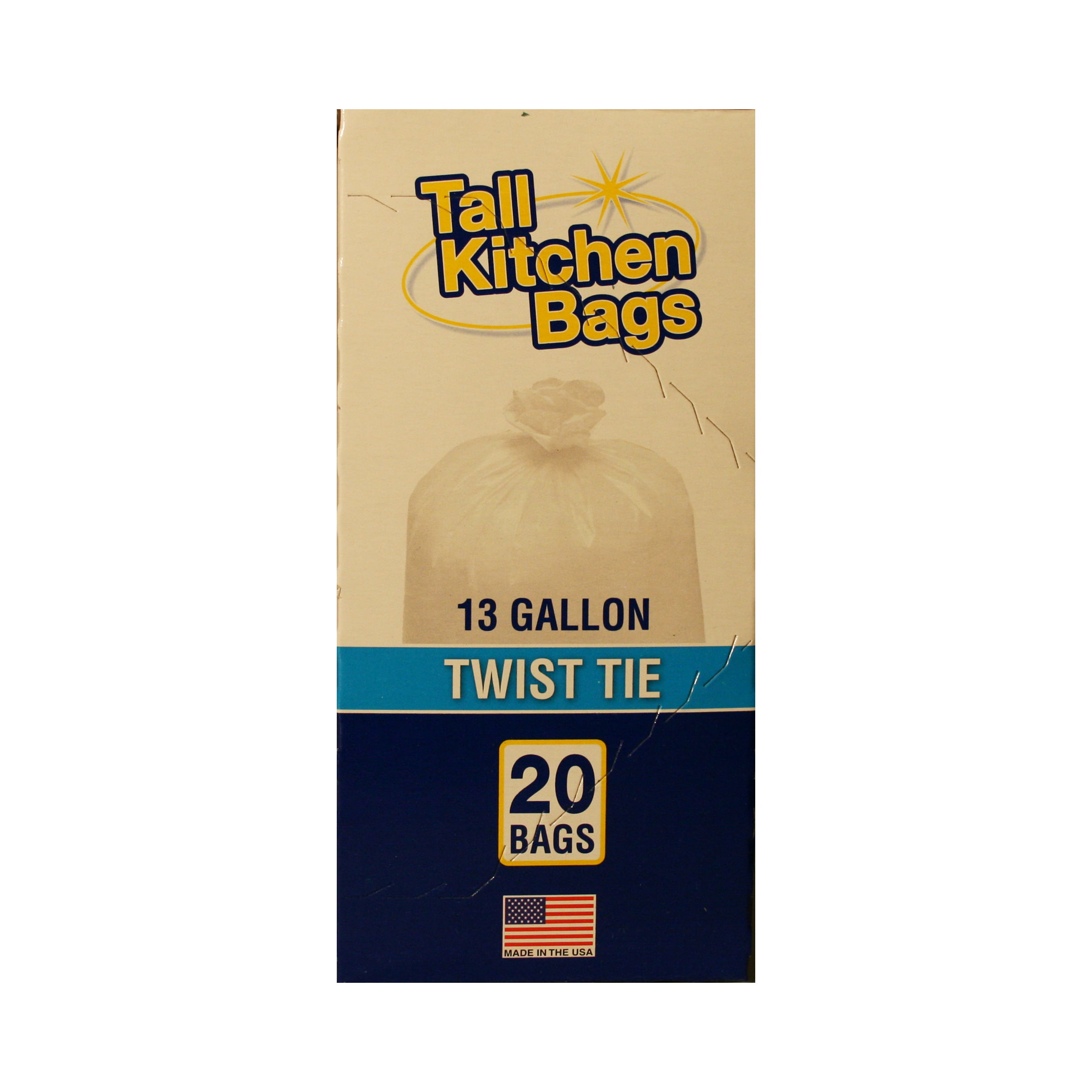Plasticplace 16-Gallons Blue Plastic Recycling Twist Tie Trash Bag  (250-Count) in the Trash Bags department at