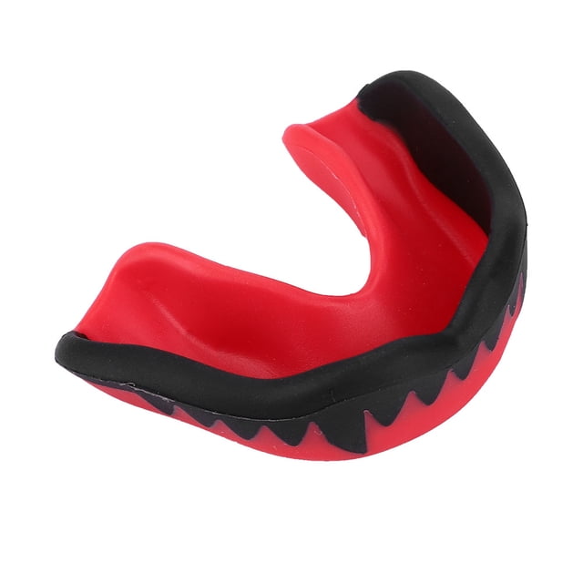 Protector bucal para adultos, protector bucal para boxeo, Taekwondo, MMA, Protector de dientes, boquilla (negro y rojo) YUNYI BRAND Deportes