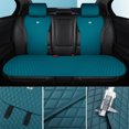 thumbnail image 2 of Red Rain Auto Truck Peacock Blue, Leather, Universal Fit, Front Rear Seat Covers, 11 Pieces, 2 of 5