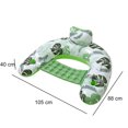 thumbnail image 4 of Silla flotante de PVC para piscina, tumbona de agua inflable plegable, asiento flotante (verde) Ehuebsd Libre de BPA, 4 of 9