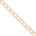 thumbnail image 1 of 10k Yellow Gold 7.4mm Link Chain Bracelet H, 1 of 6