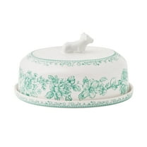 The Pioneer Woman Agatha Stoneware Butter Dish, Green