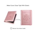 thumbnail image 4 of Funda de pasaporte WALNEW RFID de piel sintética con bolígrafo para viajes, 4 of 8