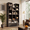 Black, variant on BOSSIN 65" Bookcase with Drawers, 12-Cubes Tall Wooden Bookshelves, Triple Wide Display Organizer Shelf with Anti-Tip Device for Living Room, Home Office