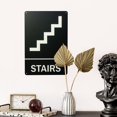 thumbnail image 5 of Vintage Metal Tin Sign Stairs Sign Black And White Staircase Wall Decor Home Decor Office Decor 8x12 Inch Metal Sign Retro Metal Sign Farmhouse Decor, 5 of 6