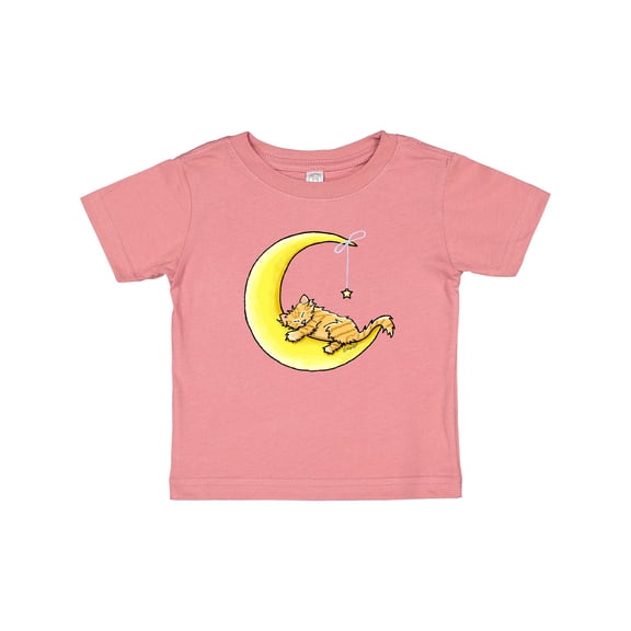 Inktastic Tabby Kitty Lunar Love Boys or Girls Baby T-Shirt