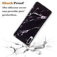 thumbnail image 3 of Allytech Compatible with Samsung Galaxy A70 Case, Marble Design Series Case for Women Boys Girls Soft Slim TPU Shockproof Cover for Samsung A70 6.7 (2019), Black Marble, 3 of 5