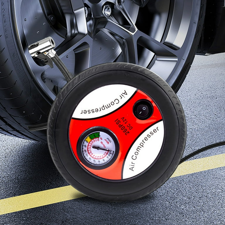 DC 12V Portable Air Compressor 260PSI Tire Inflator Pump for Car Bicycle Motorcycle DC 12V Portable Air Compressor 260PSI Tire Inflator Pump for Car Bicycle Motorcycle