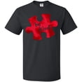 thumbnail image 3 of Inktastic Autism Awareness Be Kind Red Puzzle Piece T-Shirt, 3 of 5