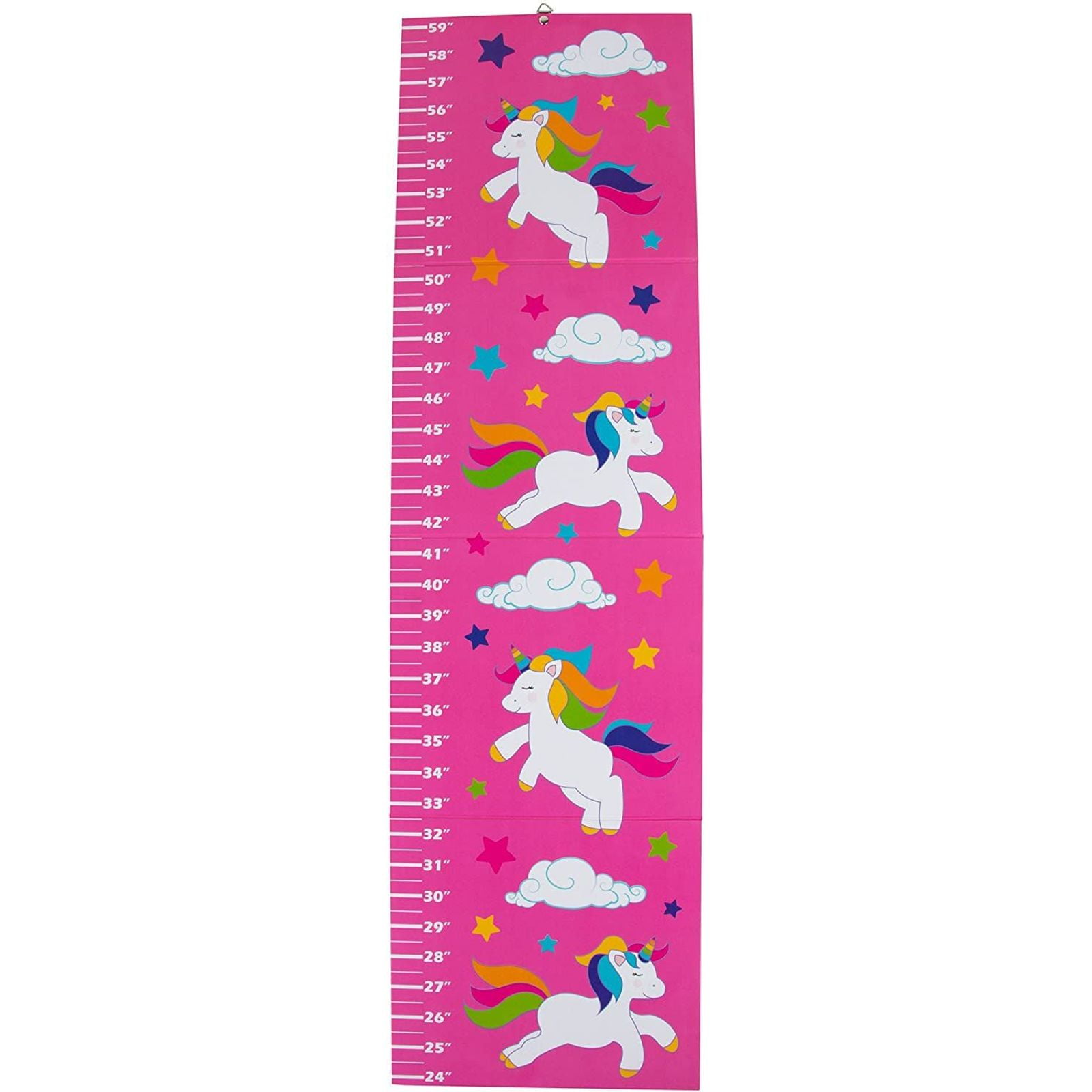 Growth Chart Girls Boys Baby Room Unicorn Height Measuring Chart Kids Measure up to 59 inches Wall Hanging Ruler Nursery 