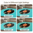 thumbnail image 7 of ODIKA 9'x12' Washable Area Rug Non-Shedding, Easy Care Music Note Vinyl Record Album Retro Y2k Disc Groove Round Cd for Master Suite, California King, Under Bed, 7 of 7