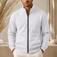thumbnail image 6 of Cmfcve Men's Zip up Jacket Stand Collar Track Sweatshirt Casual Long Sleeve Athletic Jackets, 6 of 6