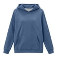 thumbnail image 6 of WAGUTH Maternity Nursing Hoodie for Women Long Sleeve Pullover Sweatshirt with Discreet Breastfeeding Zippers and Pocket for Fall Winter, 6 of 6