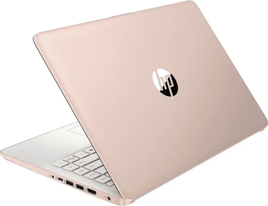 HP 14” HD Laptop, Intel Processor N150, 4GB RAM, 128GB UFS, Windows 11 Home in S Mode, Pale Rose Gold